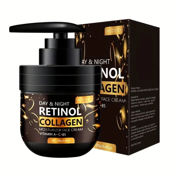 Day & night Retinol with collagen moisturizer face cream - Picture 1 of 6